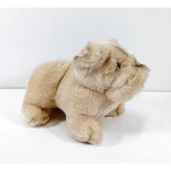 Russ Yomiko Collection Realistic Bulldog Stuffed  Animal Dog Plush Toy Puppy NWT - Picture 2 of 4